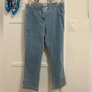 Designer Sonia Rykiel jeans size 42 light wash low rise